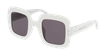 LUNETTES DE SOLEIL femme IM 0074/G/S blanc - Vue de face
