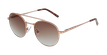 LUNETTES DE SOLEIL homme NOAM doré - Vue de face