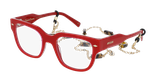 Lunettes de vue femme CARACTÈRES AUDACIEUSE rouge - Vue de face