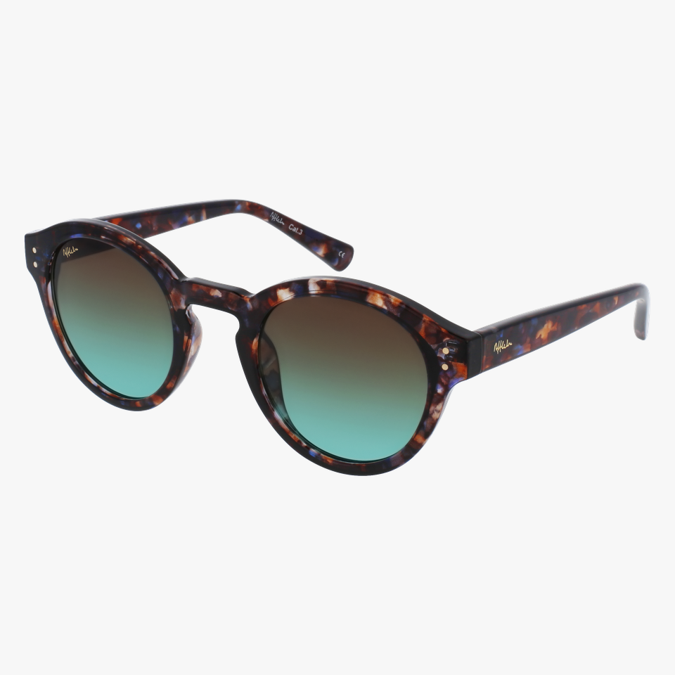 Lunettes de soleil femme ALPONA écaille - Vue de face