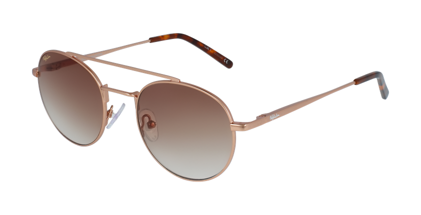 LUNETTES DE SOLEIL homme NOAM doré - Vue de face