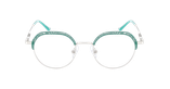 Lunettes de vue femme MAGIC292 vert/turquoise - Vue de face