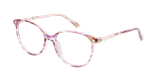 Lunettes de vue femme MAGIC258 violet/rose - Vue de face