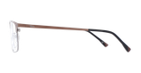LUNETTES DE VUE homme MAGIC 104 marron/argenté - Vue de face