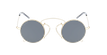LUNETTES DE SOLEIL femme GG0991S doré/gris - Vue de face