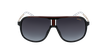 LUNETTES DE SOLEIL homme CARRERA 1007/S noir/bleu - Vue de face