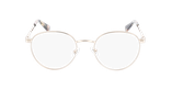 Lunettes de vue GU5221 dorée/rose - Vue de face