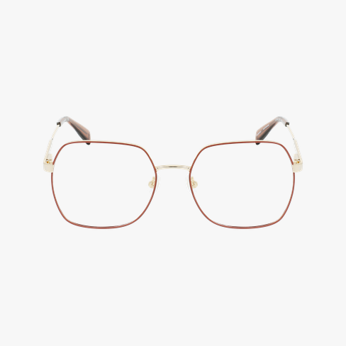 Lunettes de vue femme LO2148 dorée/dorée Vue de face