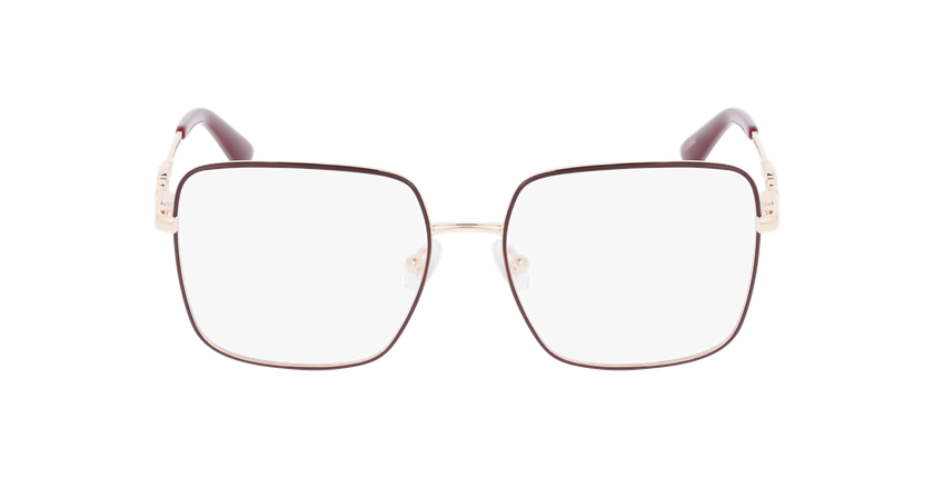 Lunettes de vue femme GU2953 rose/dorée - Vue de face