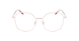 Lunettes de vue femme MAGIC 320 rose/écaille - Vue de face