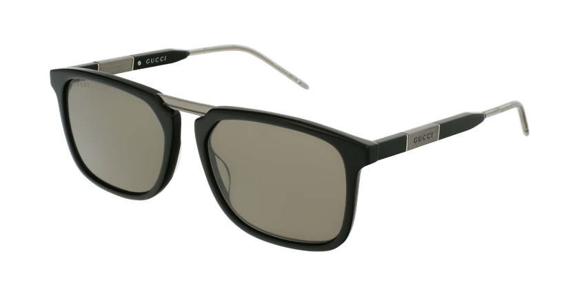 LUNETTES DE SOLEIL homme GG0842S noir - vue de 3/4