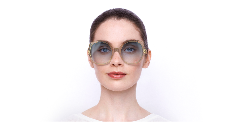LUNETTES DE SOLEIL femme CE749S blanc - Vue de face