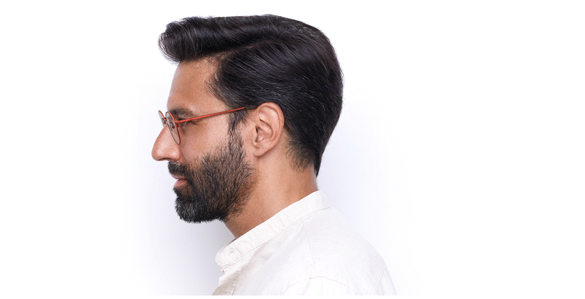 LUNETTES DE VUE homme MAGIC 155 orange/marron - Vue de face