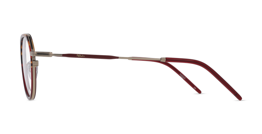 Lunettes de vue homme MAGIC226 écaille/rouge - Vue de face