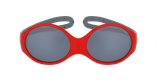 LUNETTES DE SOLEIL enfant LOOP L rouge - Vue de face