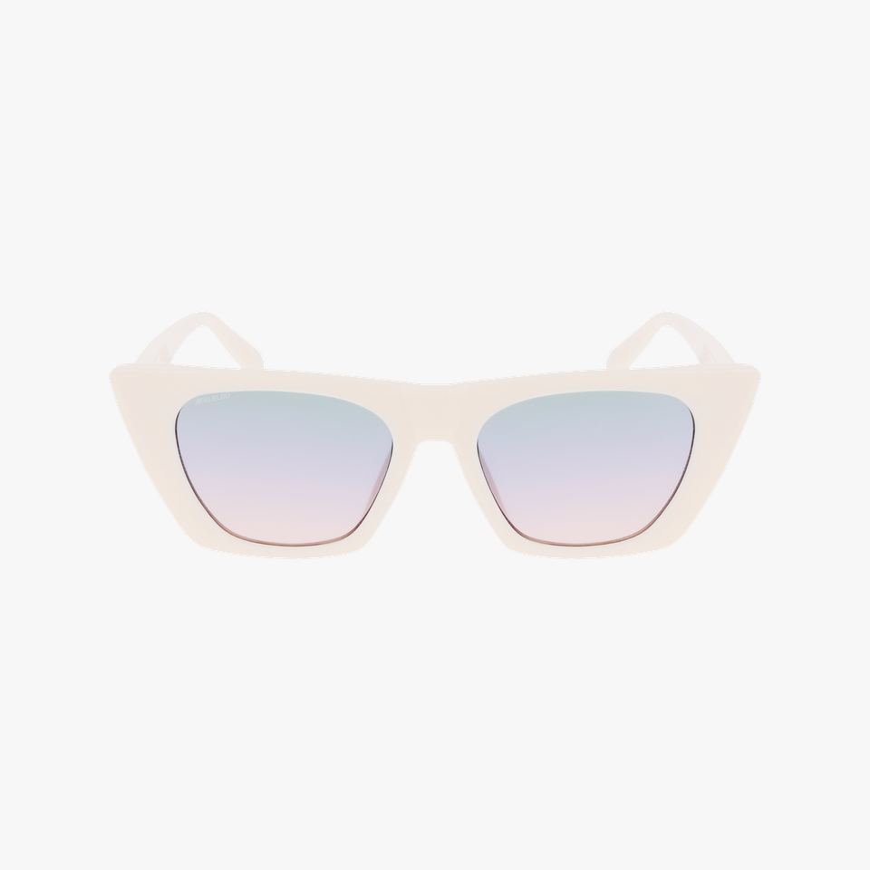 Lunettes de soleil femme NINIA beige - Vue de face