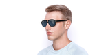 LUNETTES DE SOLEIL homme GG0475S écaille - vue de 3/4