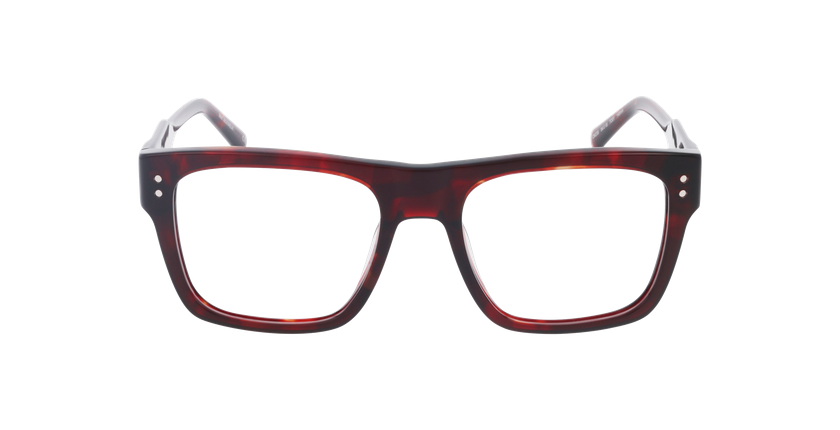 Lunettes de vue homme CARACTÈRES INGÉNIEUX écaille - Vue de face