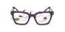 Lunettes de vue femme CARACTÈRES MYSTERIEUSE violet