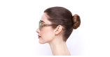 LUNETTES DE SOLEIL femme CE749S blanc - Vue de côté