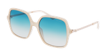 LUNETTES DE SOLEIL femme GU7845 beige/bleu cristal - Vue de face