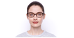 LUNETTES DE VUE femme RZERO4 rouge - Vue de face