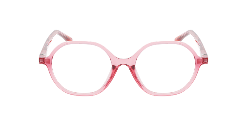 Lunettes de vue enfant CALIE rose/dorée - Vue de face