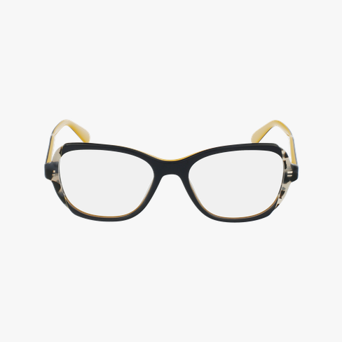 Lunettes de vue femme 0PR 03VV bleu/noir Vue de face