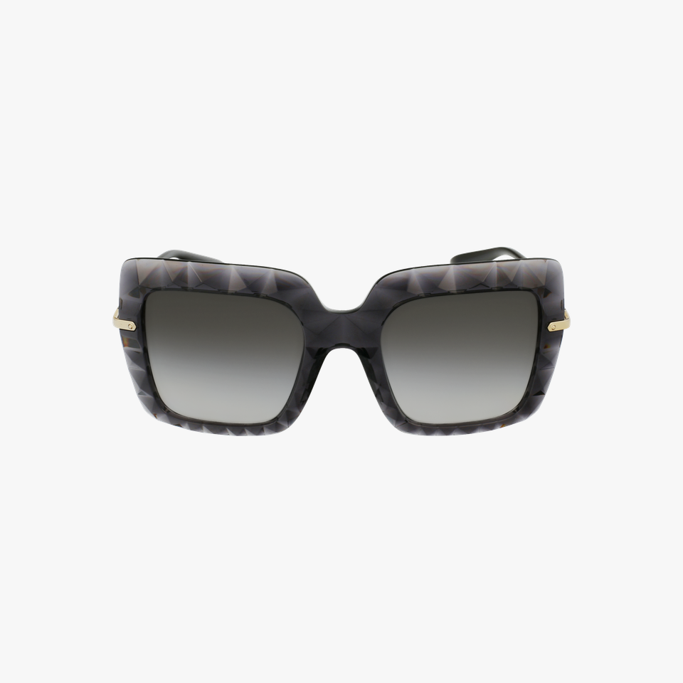 Lunettes de soleil femme 0DG6111 gris/dorée - Vue de face