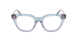 Lunettes de vue femme CARACTÈRES ARTISTE bleu/violet - Vue de face