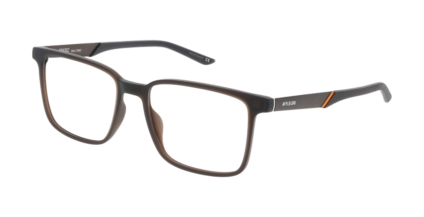 Lunettes de vue homme ENKI marron - Vue de face