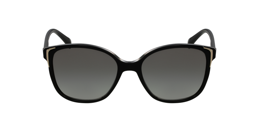 LUNETTES DE SOLEIL femme CONCEPTUAL noir - Vue de face
