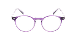 Lunettes de vue homme DAYAN violet - Vue de face