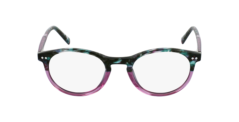 LUNETTES DE VUE VIVALDI vert/rose - Vue de face