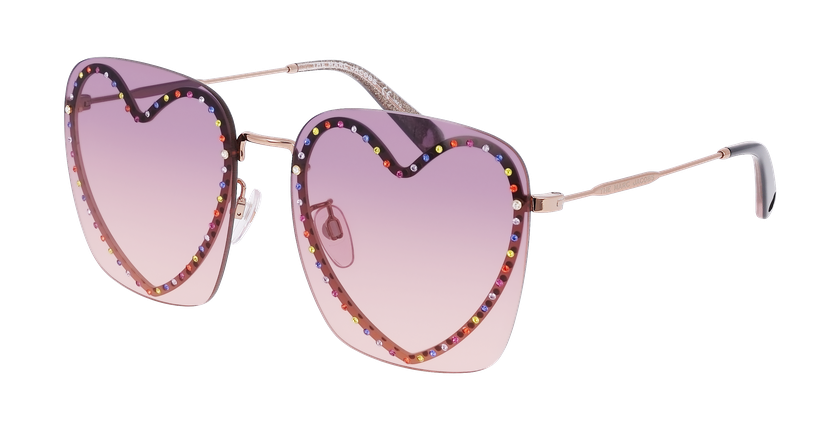 LUNETTES DE SOLEIL femme MARC493S doré - Vue de face
