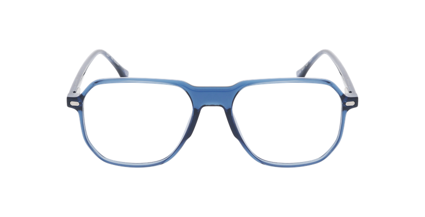 Lunettes de vue homme FELICIEN bleu - Vue de face