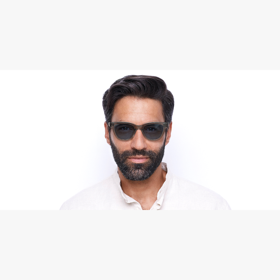 Lunettes de soleil homme GG1116S gris - Vue de face