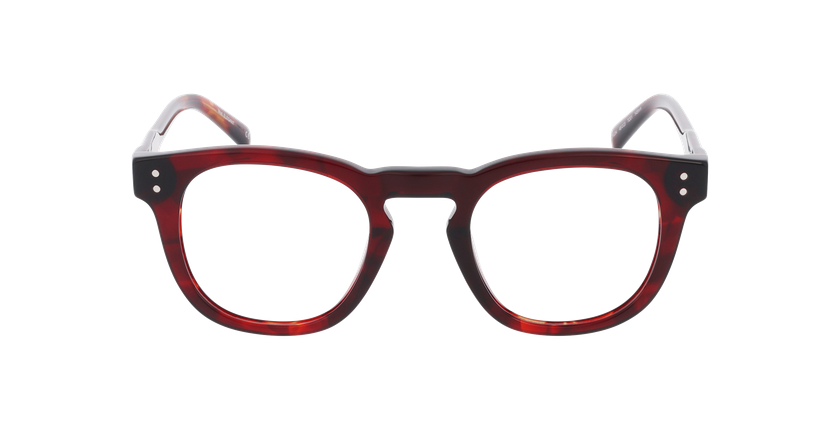 Lunettes de vue homme CARACTÈRES ELEGANT écaille - Vue de face