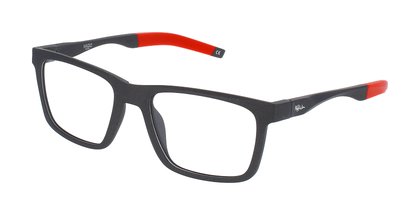 LUNETTES DE VUE enfant MAGIC 190 gris/rouge - Vue de face