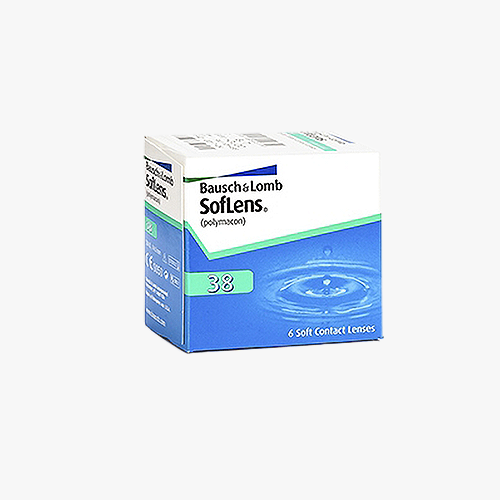 Lentilles de contact SofLens 38 6L - Vue de face