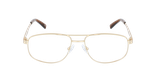 Lunettes de vue homme RZERO 31 dorée - Vue de face