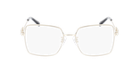 Lunettes de vue femme SK5458-H dorée/noir - Vue de face