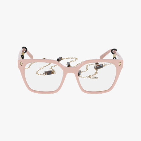 Lunettes de vue femme CARACTÈRES EFFRONTEE rose/dorée