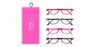 Lunettes de vue FORTY COFFRET 03 +1.00 rose