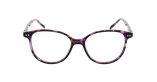 Lunettes de vue enfant TANIA écaille/violet - Vue de face