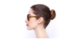 LUNETTES DE SOLEIL femme GG1042S écaille - Vue de côté