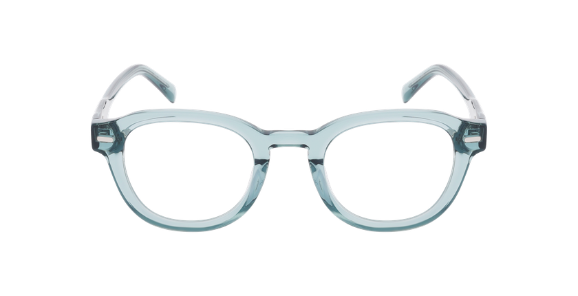 Lunettes de vue homme CARACTÈRES OPTIMISTE vert - Vue de face