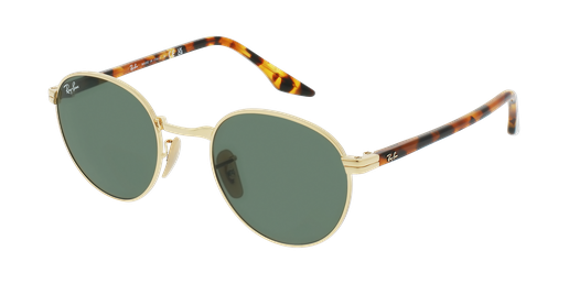 LUNETTES DE SOLEIL 0RB3691 doré/vert