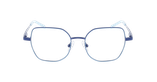 Lunettes de vue femme FELICIE bleu - Vue de face