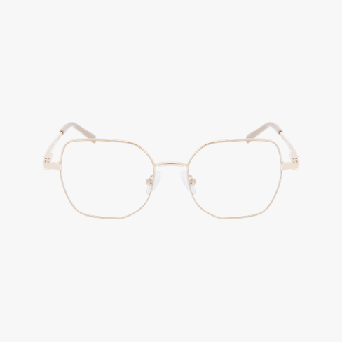 Lunettes de vue femme FELICIE dorée/beige Vue de face